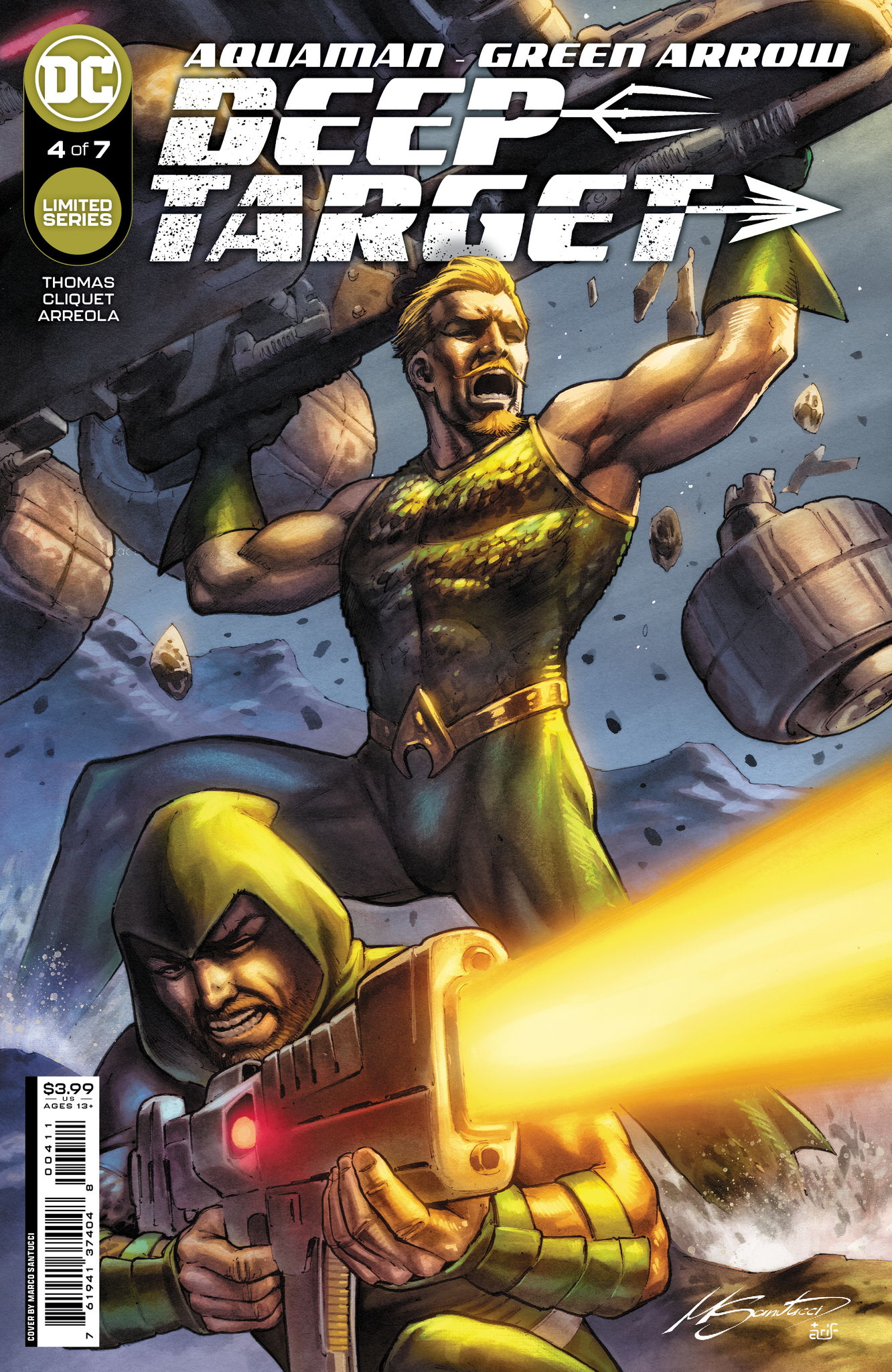 Aquaman Green Arrow Deep Target #4 Cover A Marco Santucci (Of 7)