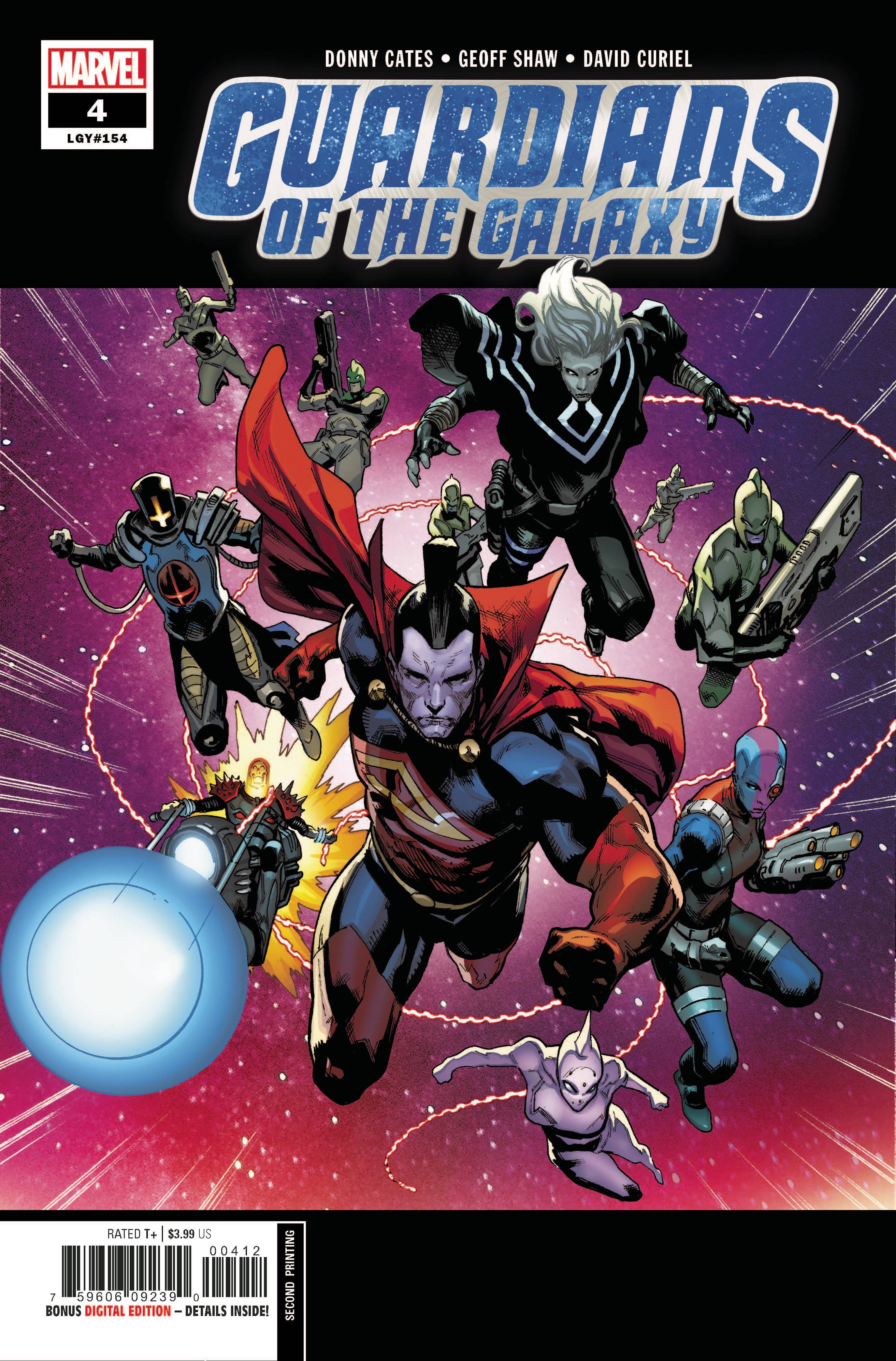 Guardians of the Galaxy #4 2nd Printing Shaw Variant (2019)