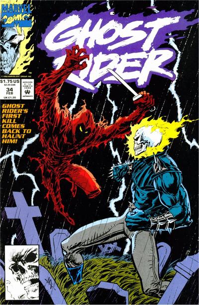 Ghost Rider #34 [Direct]-Near Mint (9.2 - 9.8)
