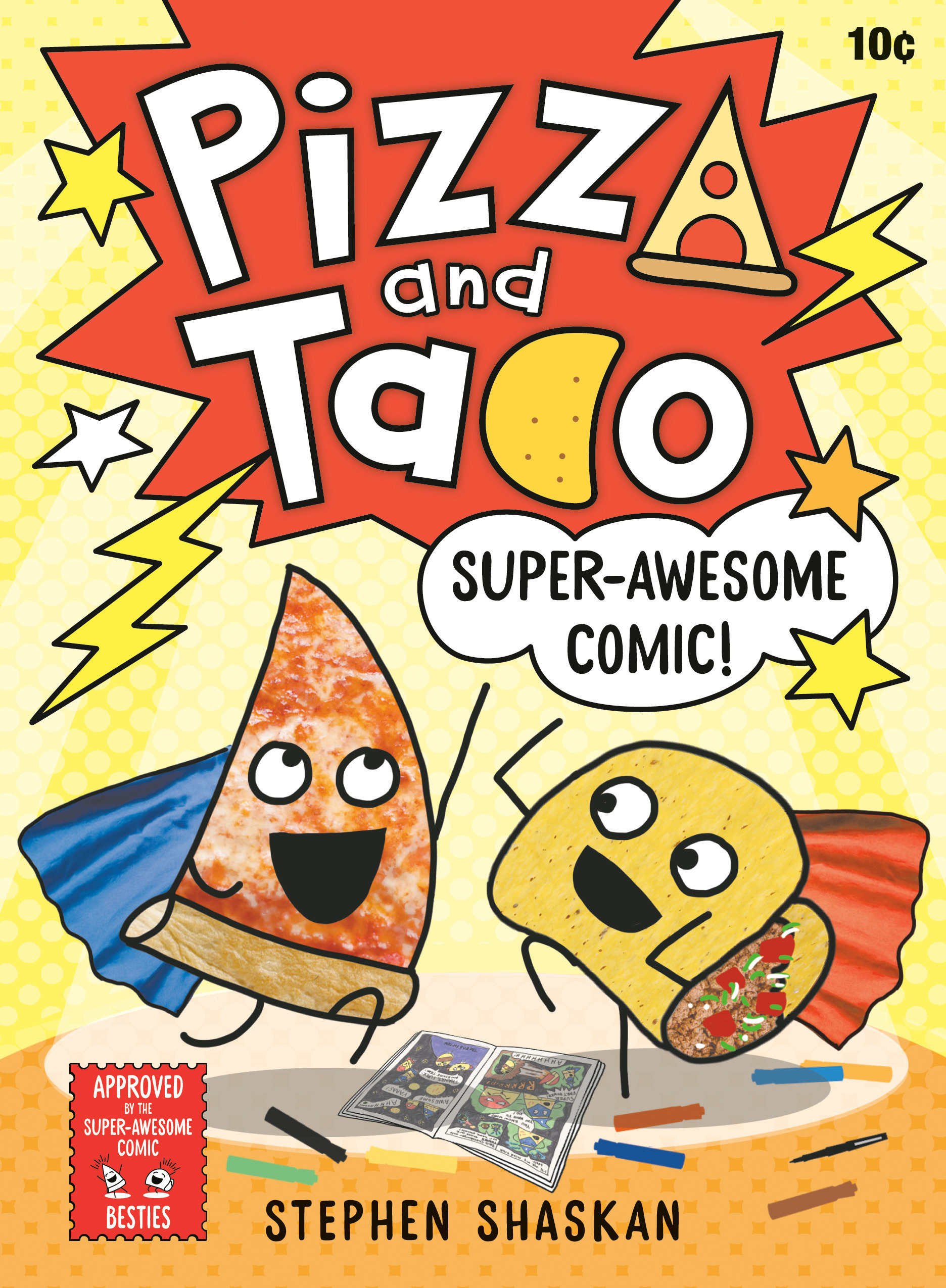 Pizza and Taco Hardcover Graphic Novel Volume 3 Super Awesome Comic