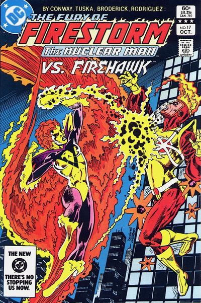 The Fury of Firestorm #17 [Direct]-Very Good (3.5 – 5) 1st Appearance of Firehawk