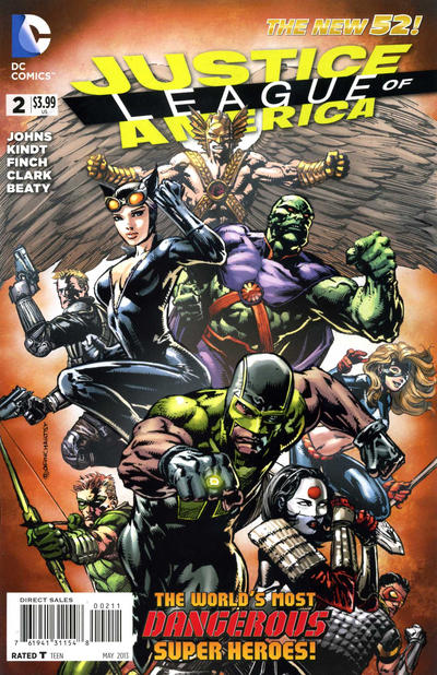 Justice League of America #2 [Direct Sales]-Very Fine (7.5 – 9)