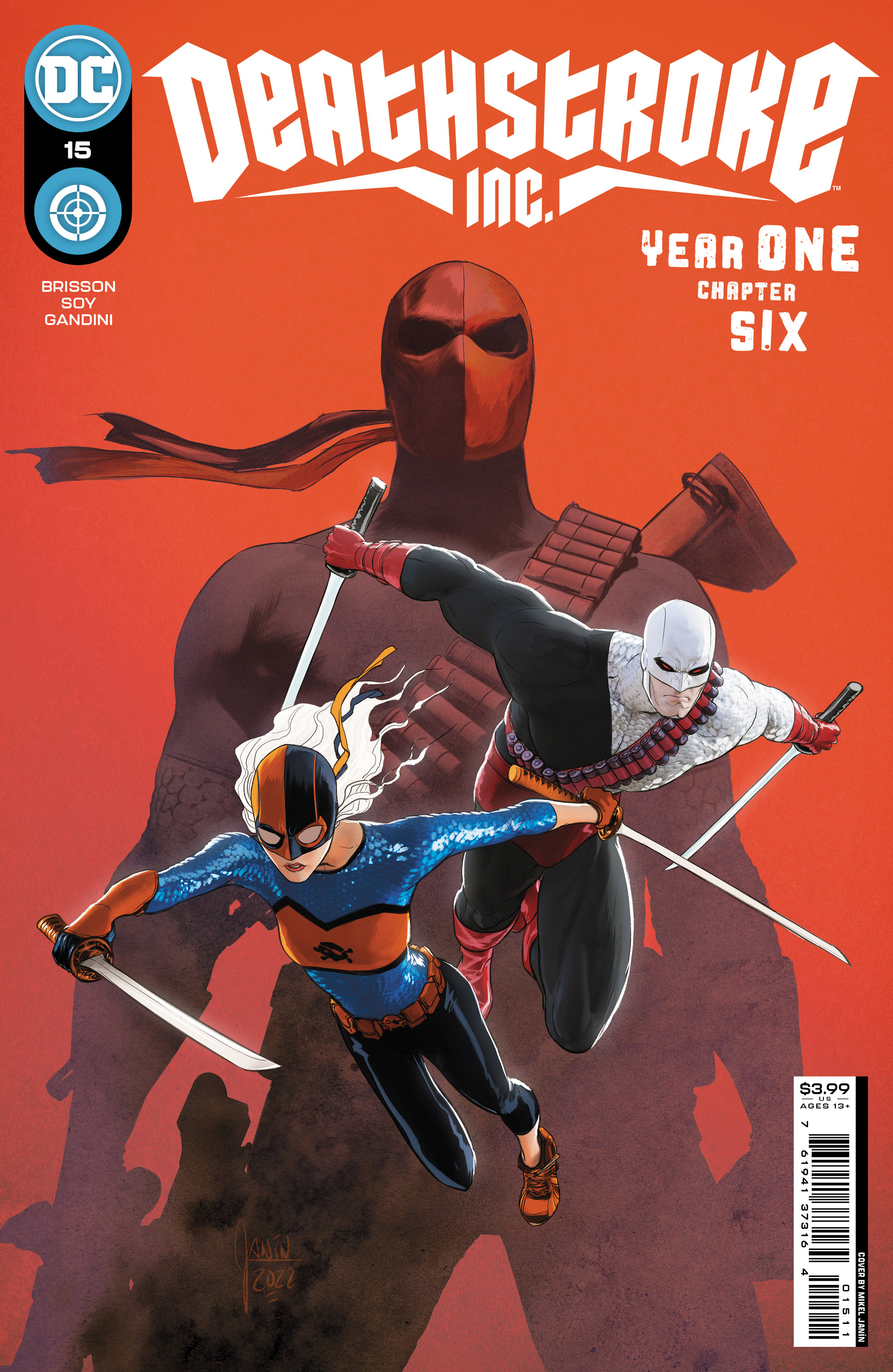 Deathstroke Inc #15 Cover A Mikel Janin (2021)