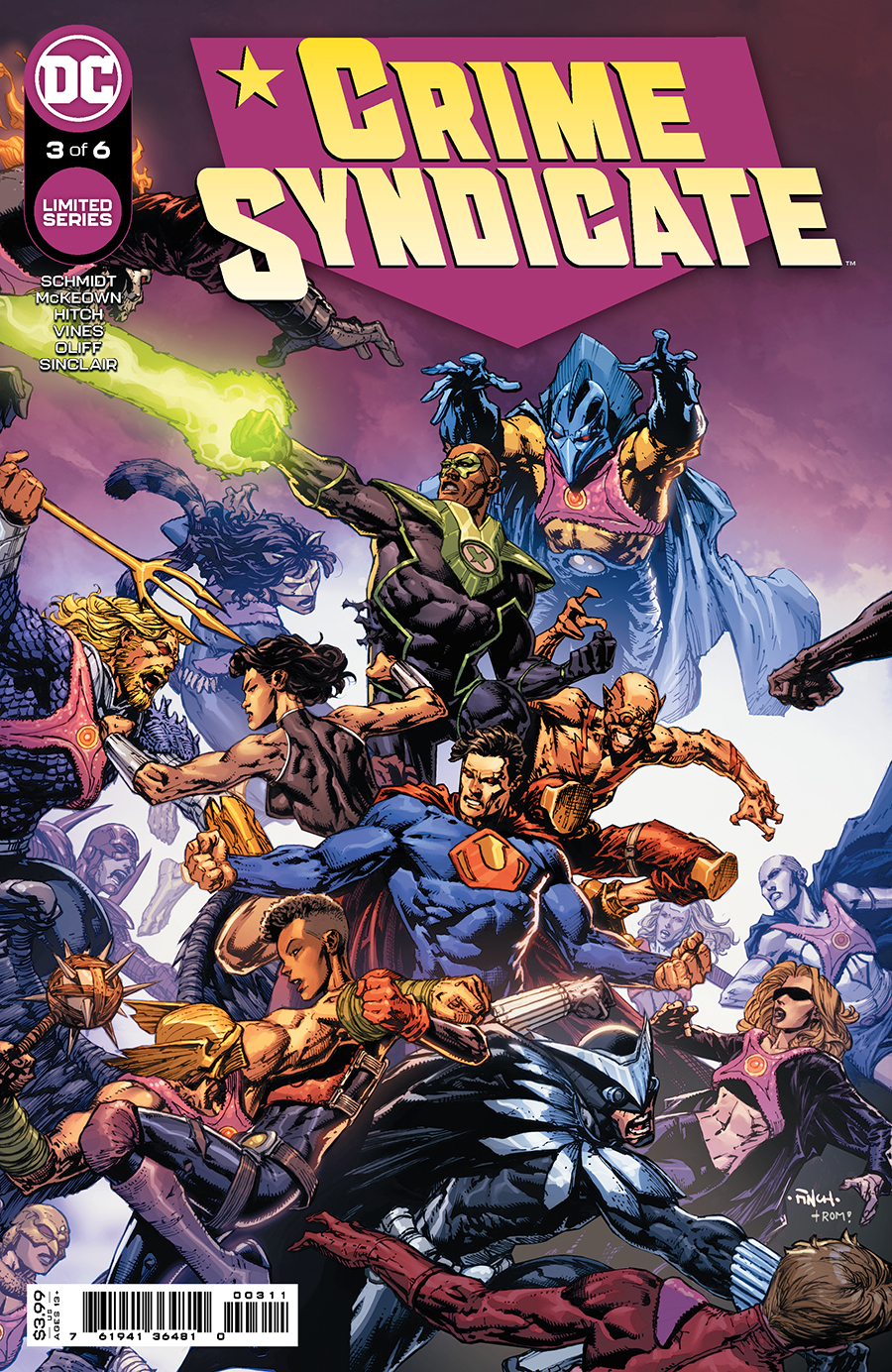 Crime Syndicate #3 Cover A David Finch (Of 6)