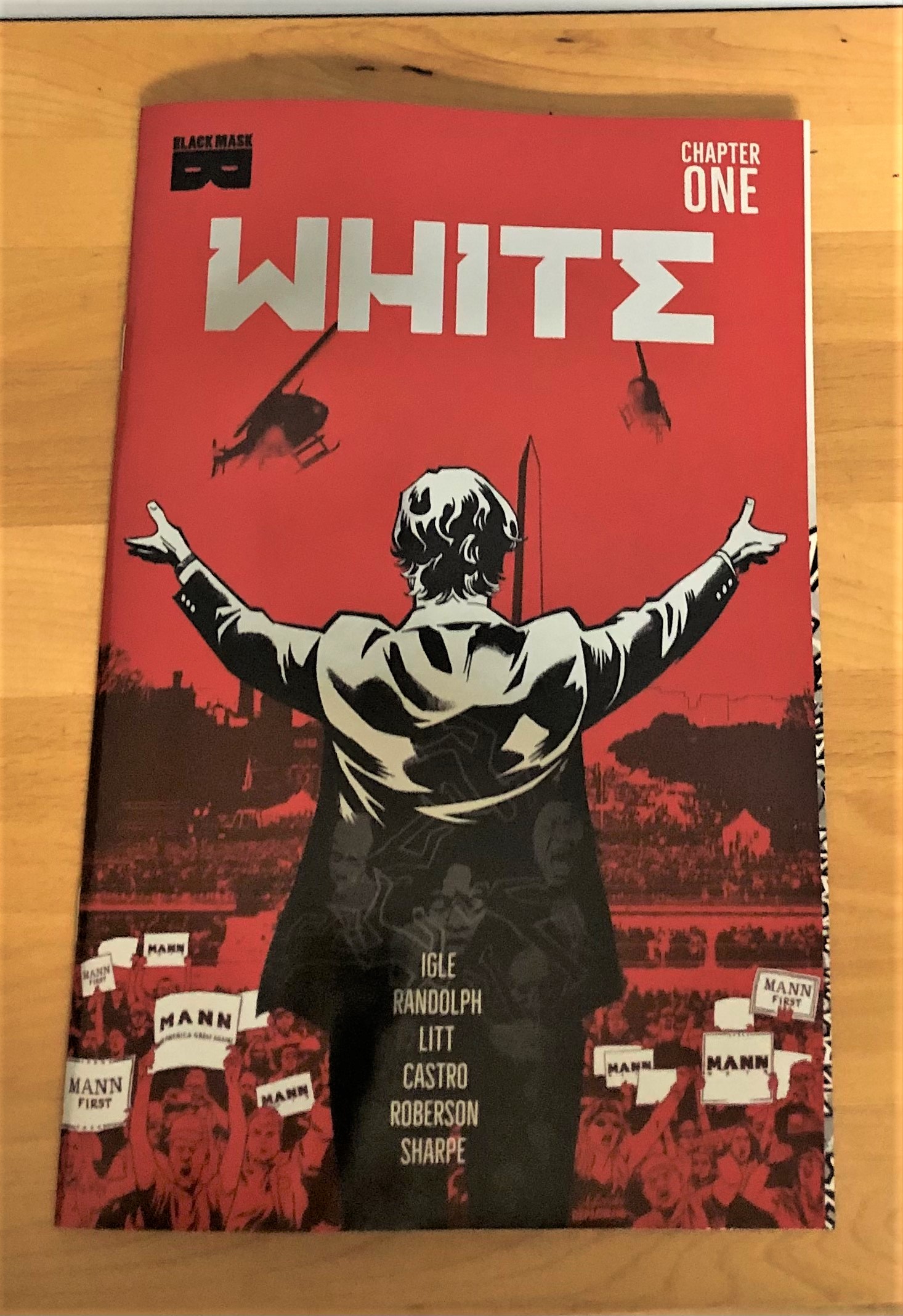 White #1 Cape & Cowl Comics Exclusive 3rd Print Foil Variant