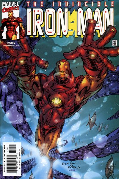 Iron Man #36 [Direct Edition]-Near Mint (9.2 - 9.8)