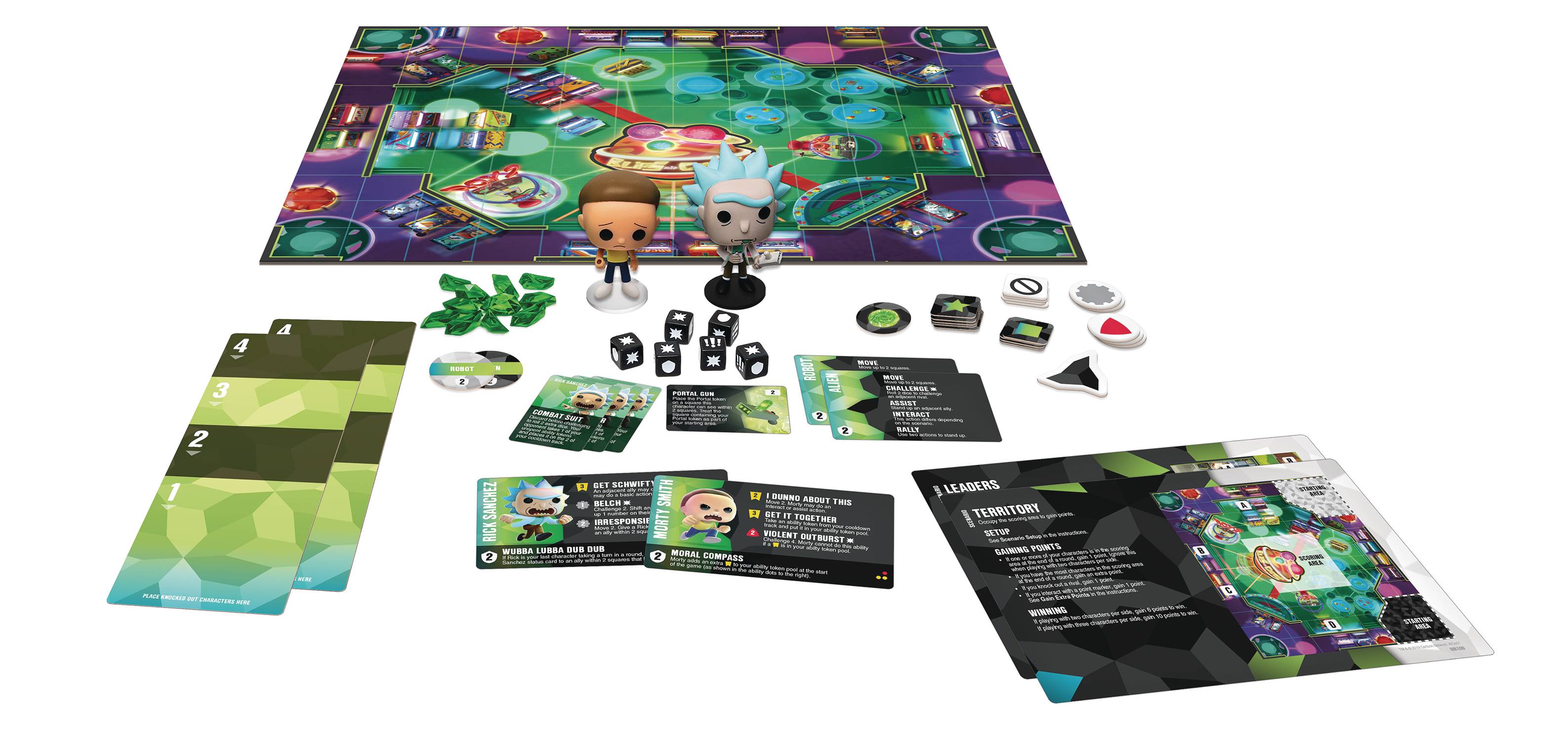 Pop Funkoverse Strategy Game Rick and Morty 100 Expandalone
