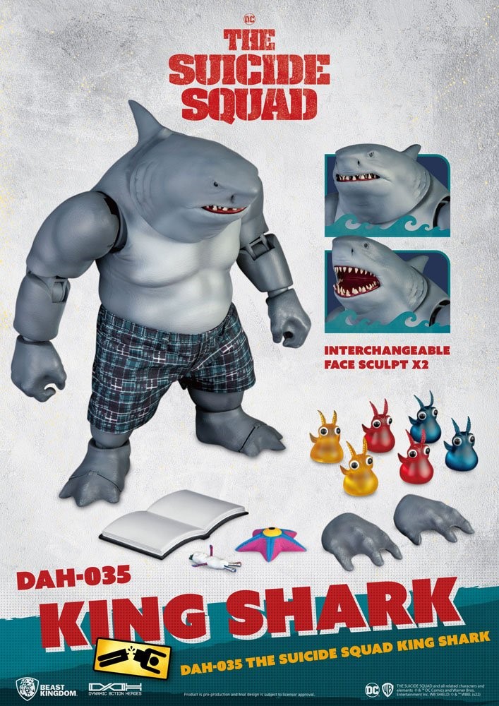 The Suicide Squad King Shark 1/9 Dynamic 8Ction Heroes Action Figure