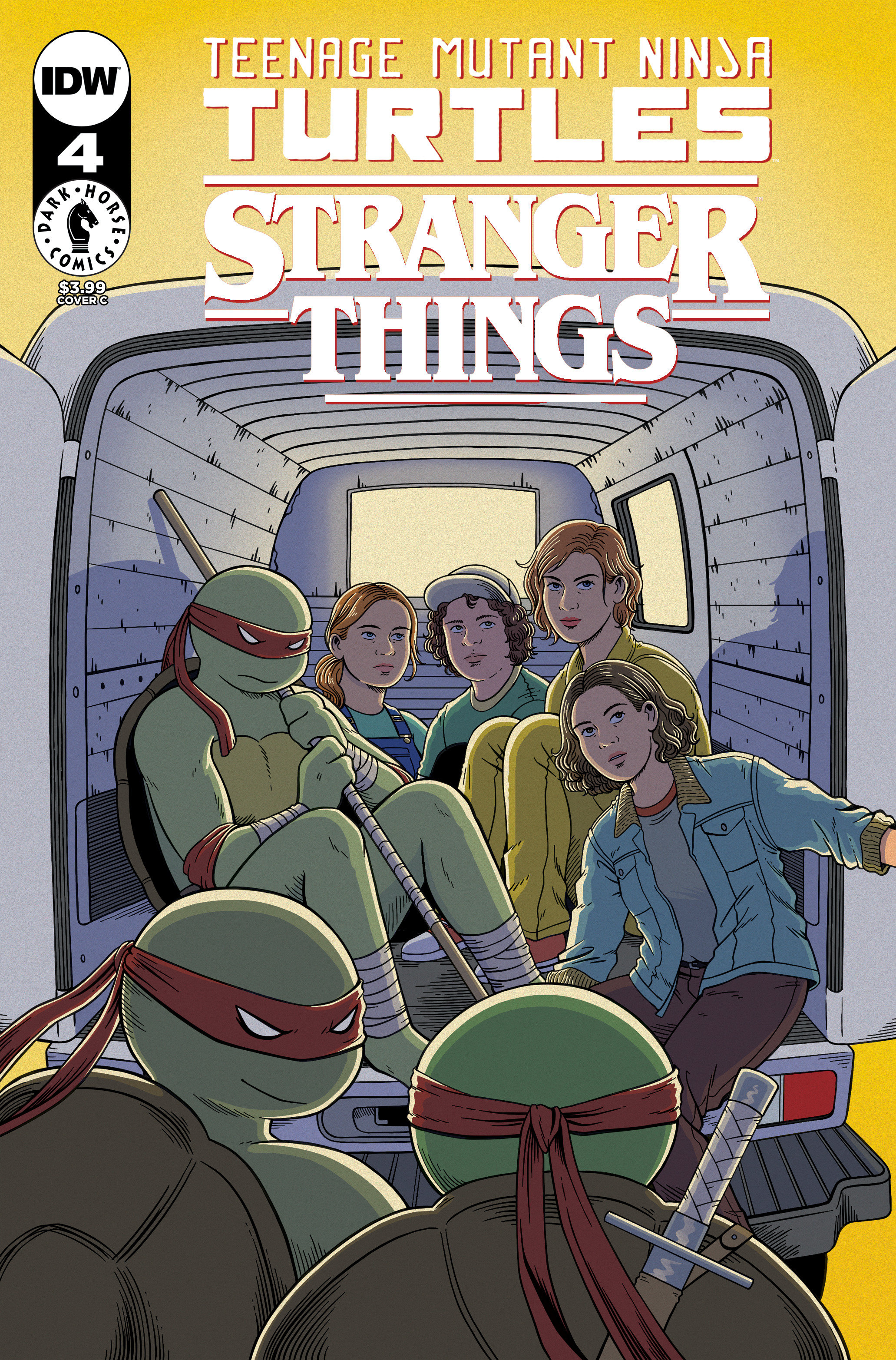 Stranger Things Teenage Mutant Ninja Turtles Crossover Action