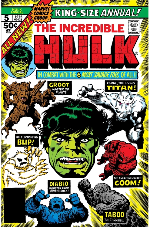 Incredible Hulk Annual Volume 1 #5 Newsstand Edition