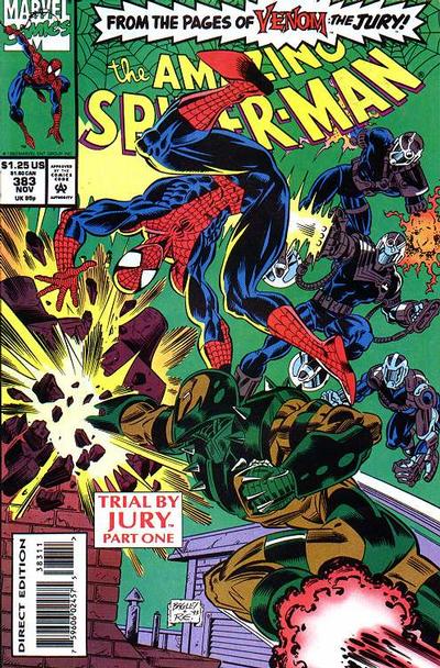 The Amazing Spider-Man #383 [Direct Edition]- Very Fine