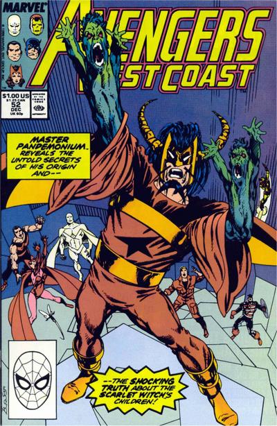 Avengers West Coast #52 [Direct]-Fine (5.5 – 7)