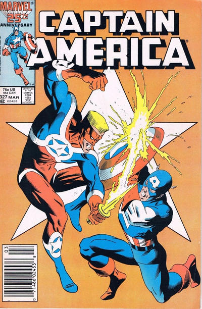 Captain America #327 [Newsstand] - Vg/Fn 5.0