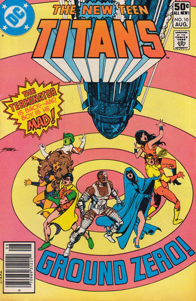 The New Teen Titans #10 [Newsstand](1980)-Very Fine (7.5 – 9)