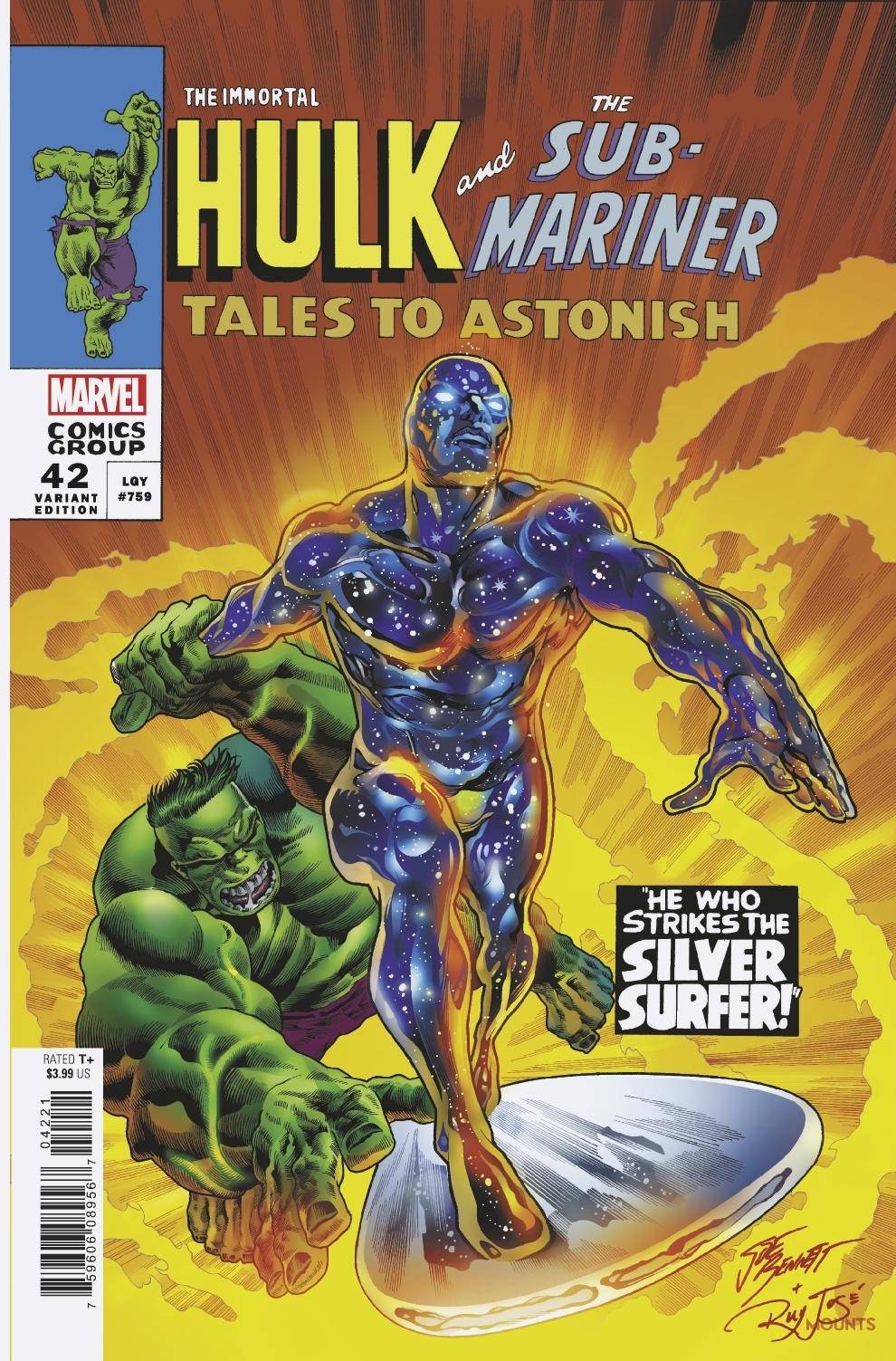 Immortal Hulk #42 Bennett Homage Variant (2018)