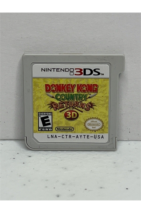 Nintendo 3Ds Donkey Kong Country Return 3D Cartridge Only Pre-Owned
