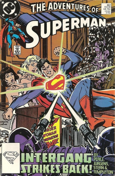 Adventures of Superman #457 [Direct]-Very Fine (7.5 – 9)