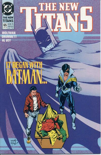 The New Titans #65-Very Fine 