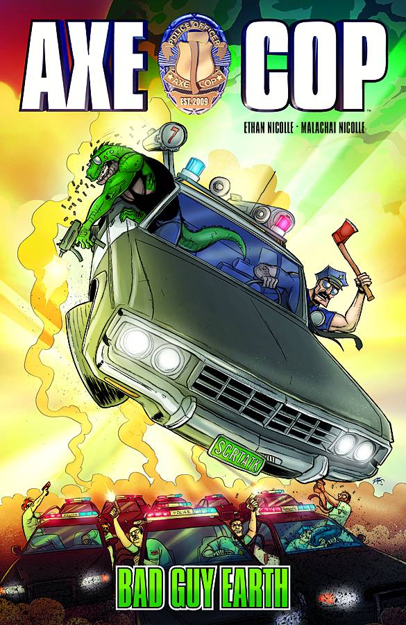 Axe Cop Graphic Novel Volume 2 Bad Guy Earth
