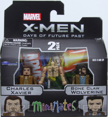 Charles Xavier & Bone Claw Wolverine Minimates