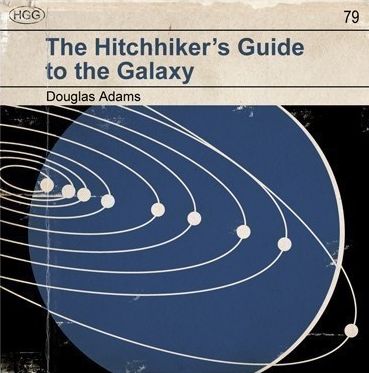 The Hitchhiker's Guide to the Galaxy (Vintage Look Hardcover)