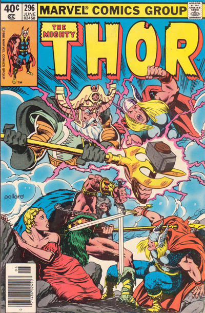 Thor #296 [Newsstand]-Fine (5.5 – 7) Mark Jeweler Variant 