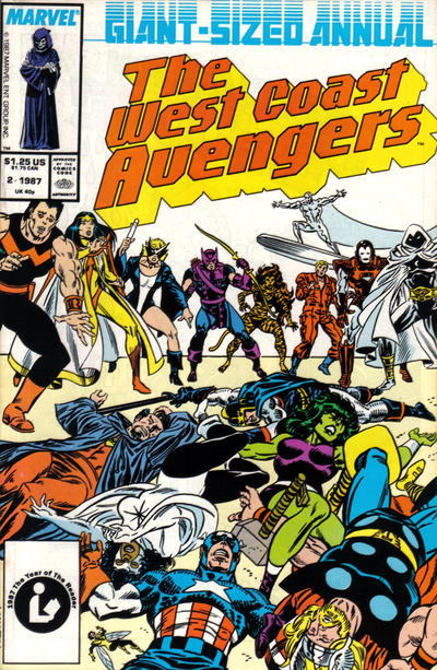 The West Coast Avengers Annual #2 [Direct]-Very Good (3.5 – 5)