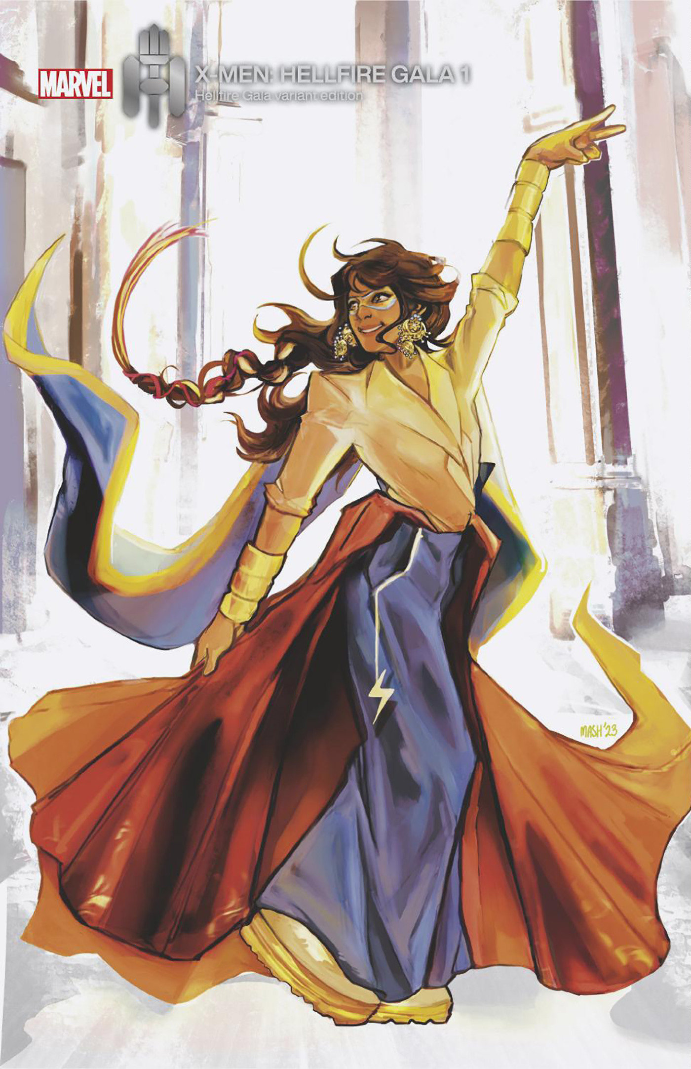 X-Men Hellfire Gala #1 (2023) Mashal Ahmed Hellfire Gala Spoiler Variant
