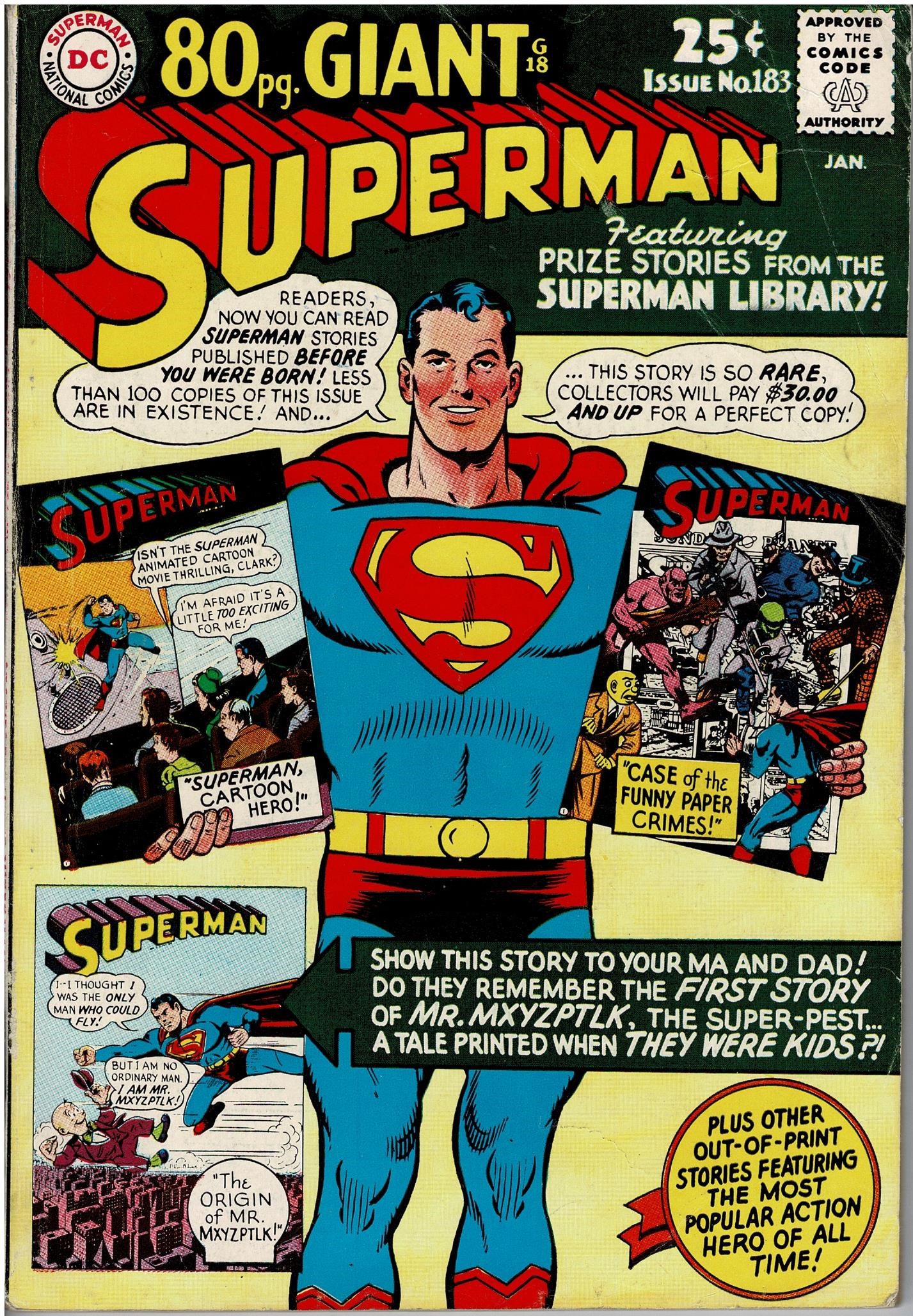 Superman #183 - G/Vg