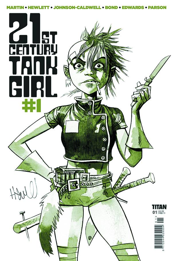 21st Century Tank Girl #1 Regular Hewlett