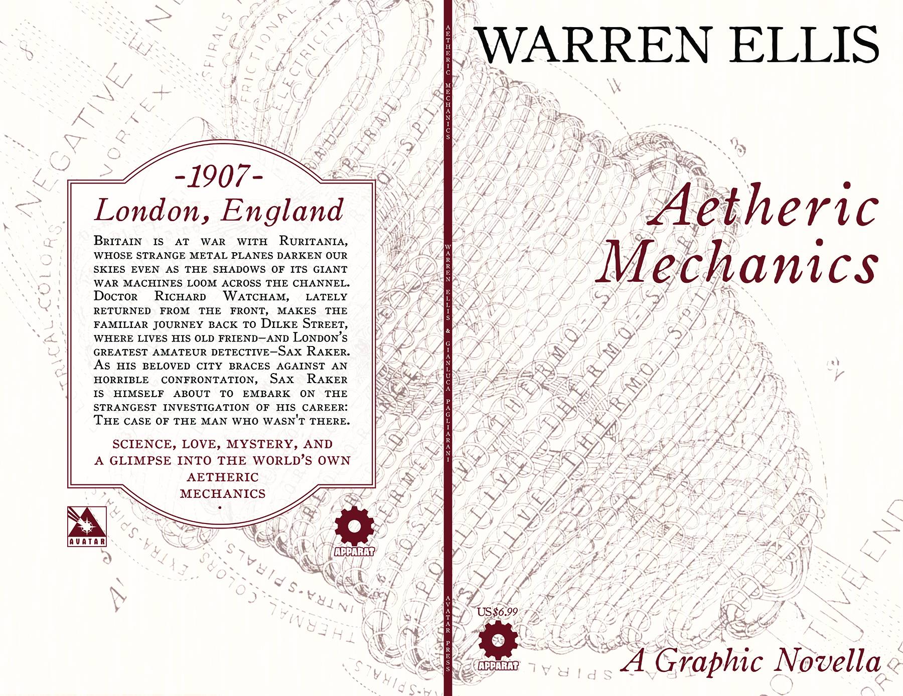Warren Ellis Aetheric Mechanics Graphic Novel (Mature)