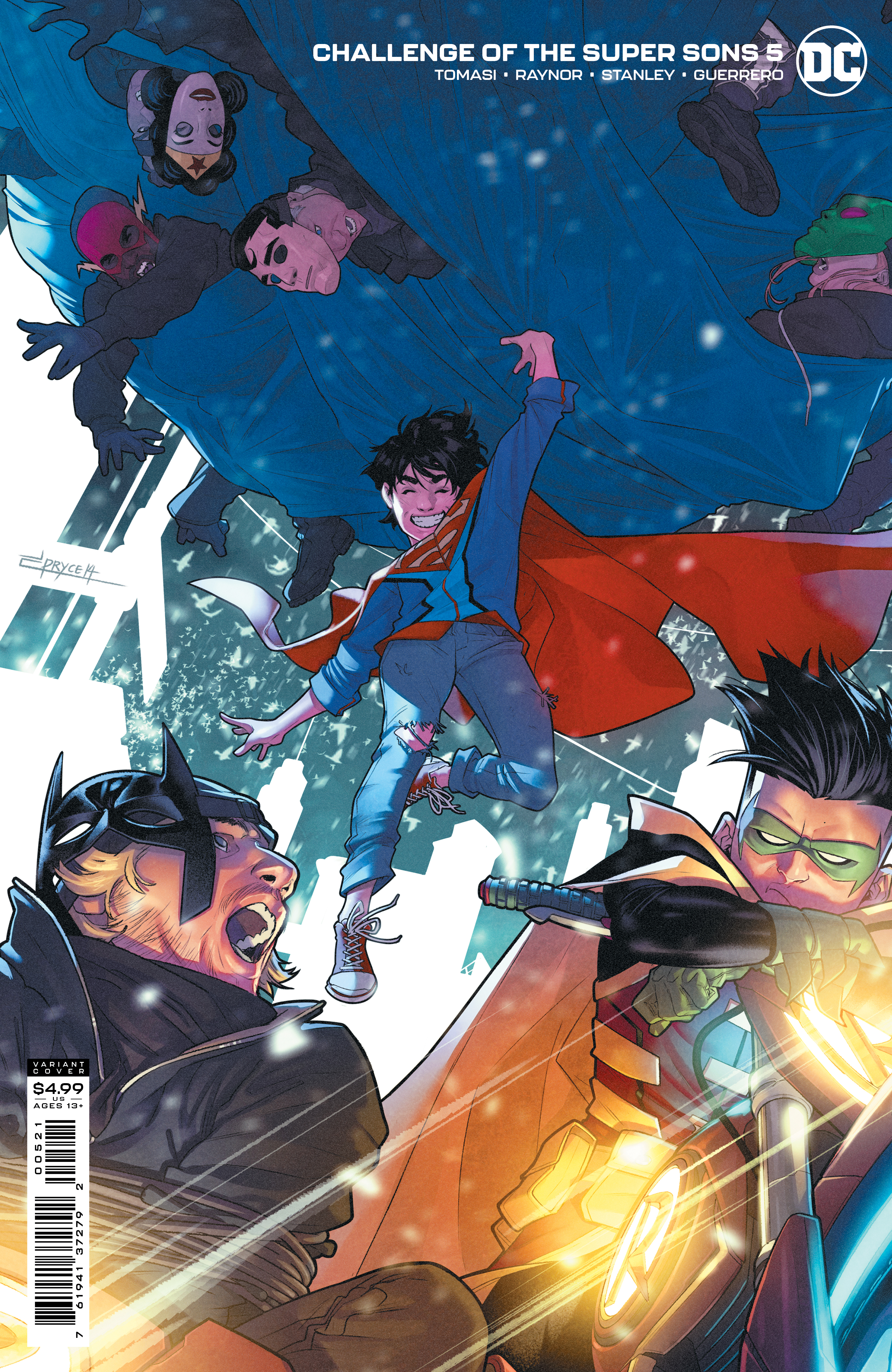 Challenge of the Super Sons #5 Cover B Jamal Campbell Card Stock Variant (Of 7) (2021)