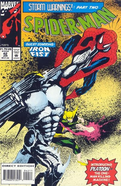 Spider-Man #42 [Newsstand] - Vf- 