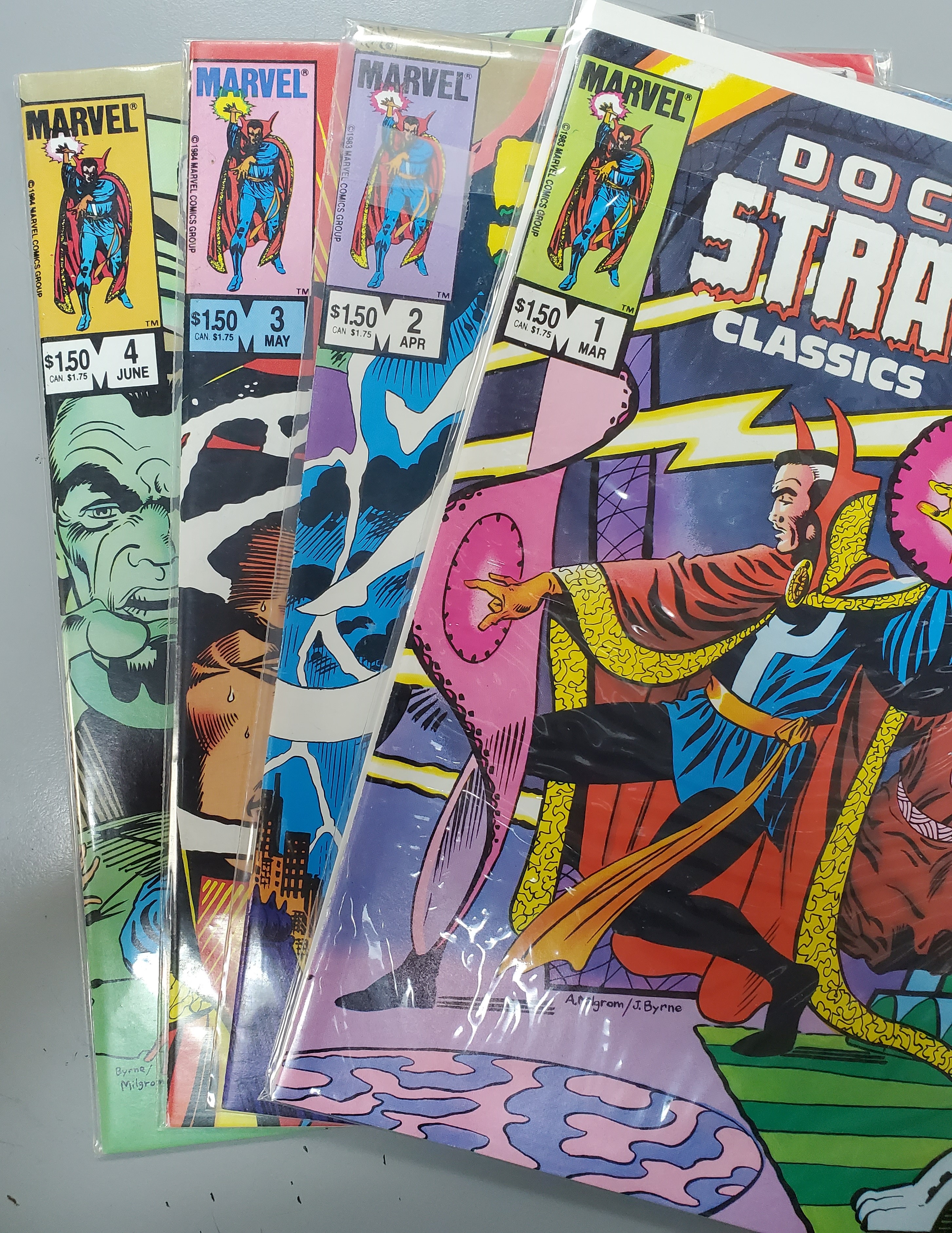Doctor Strange Classics #1-4 (Marvel 1984) Set