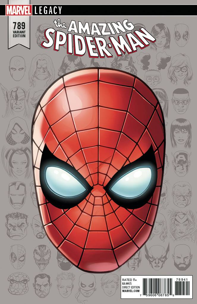Amazing Spider-Man #789 Mckone Legacy Headshot Variant Legacy (2017)