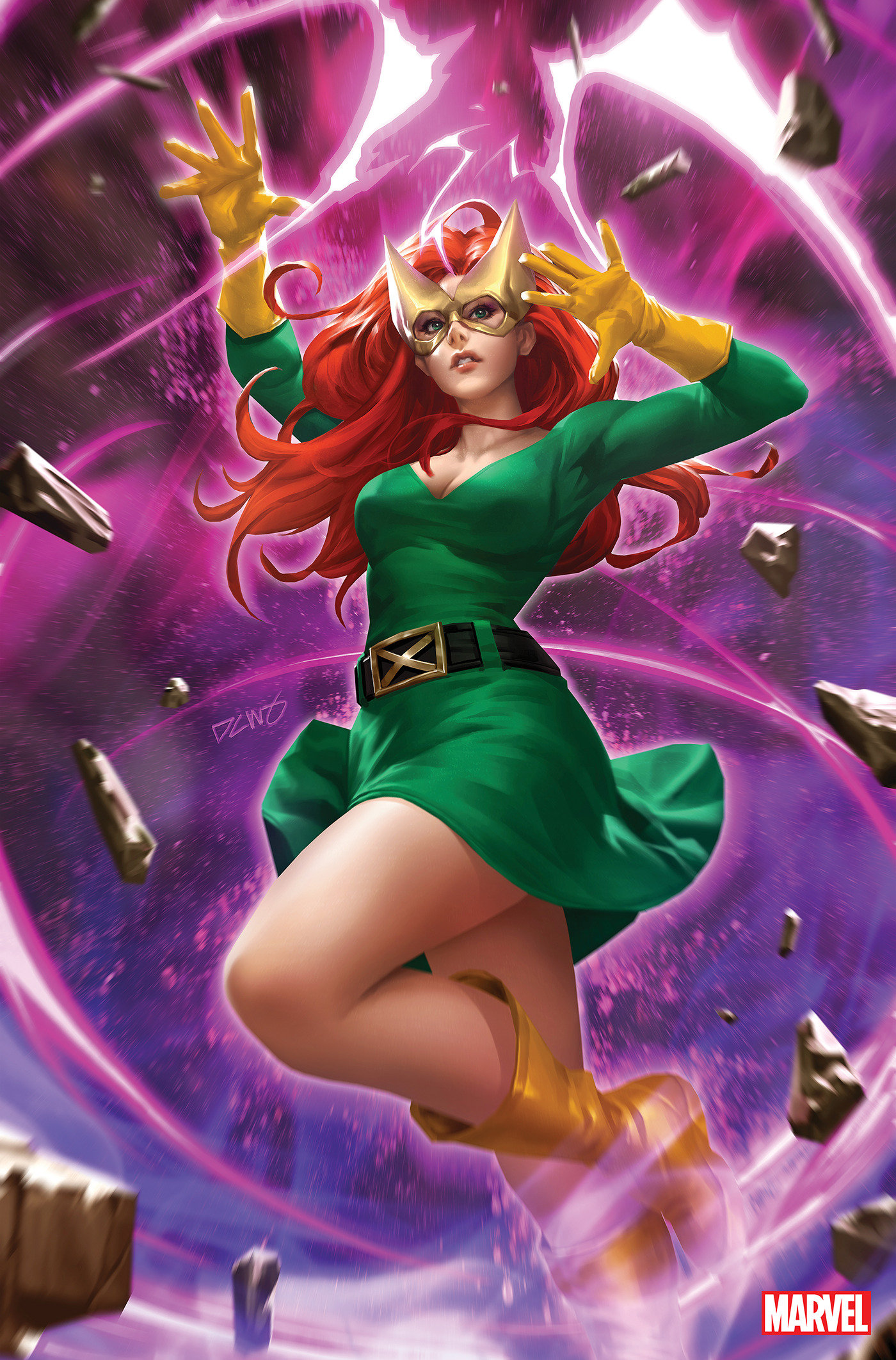Jean Grey #1 1 for 50 Incentive Derrick Chew Jean Grey Virgin Variant (Fall of the X-Men)