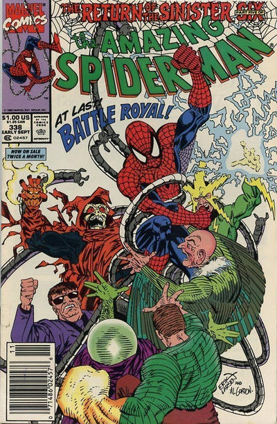The Amazing Spider-Man #338 [Newsstand](1963) - Fn 6.0