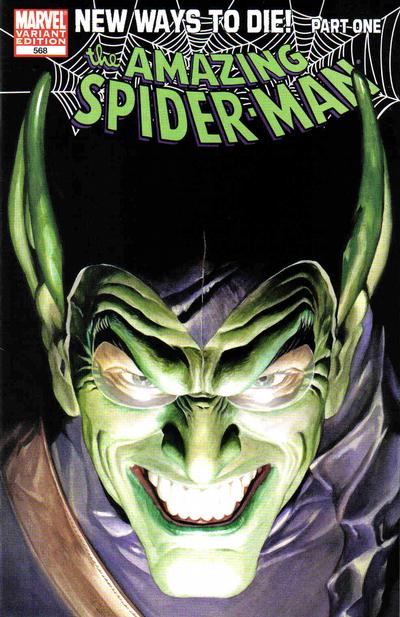 The Amazing Spider-Man #568 [Variant Edition - Alex Ross Cover]-Fine  