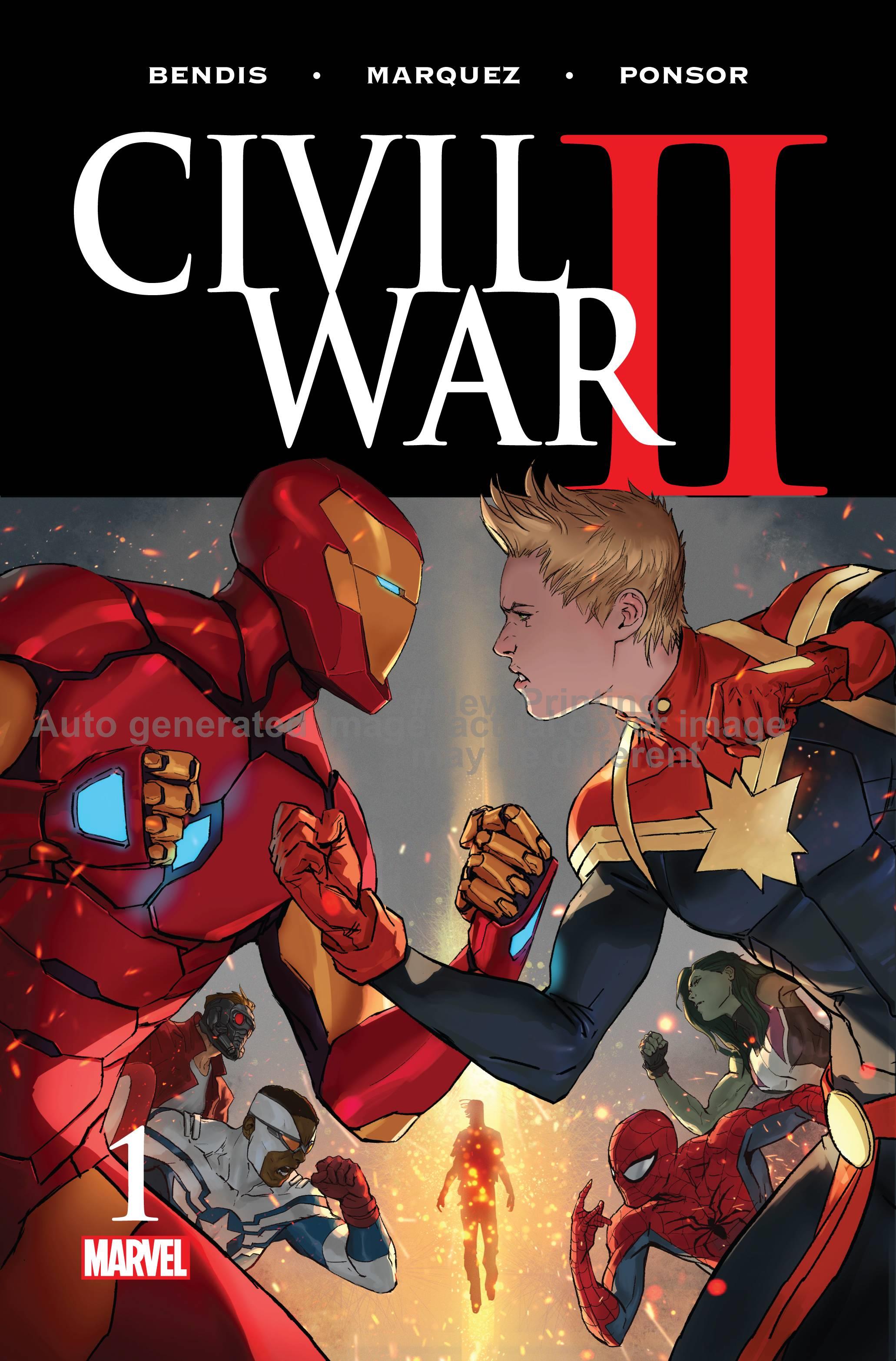 Civil War II #1 (Djurdjevic 2nd Printing Variant) (2016)