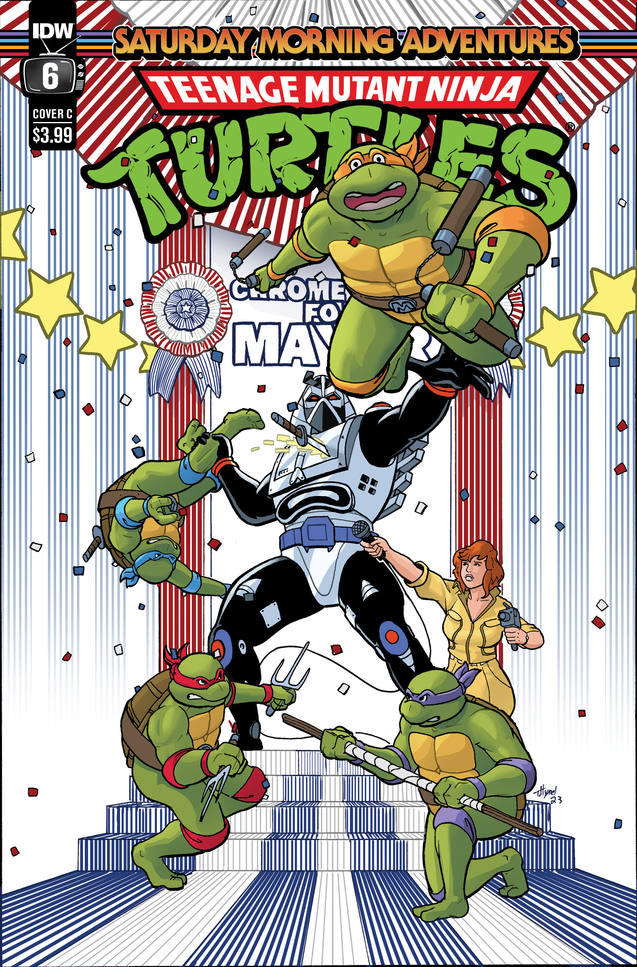 Teenage Mutant Ninja Turtles Saturday Morning Adventures Continued! #6 Cover C Hymel