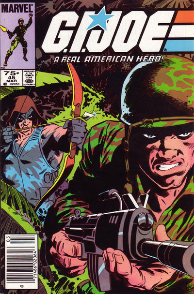 G.I. Joe, A Real American Hero #45 [Newsstand] - Fn-