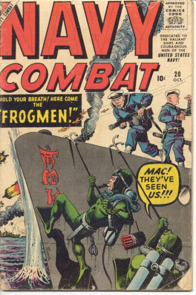 Navy Combat #20 (1955)- G/Vg 3.0