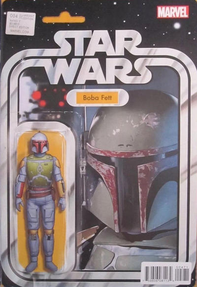 Star Wars #4 [John Tyler Christopher Action Figure Variant (Boba Fett)](2015)-Cbcs 9.8