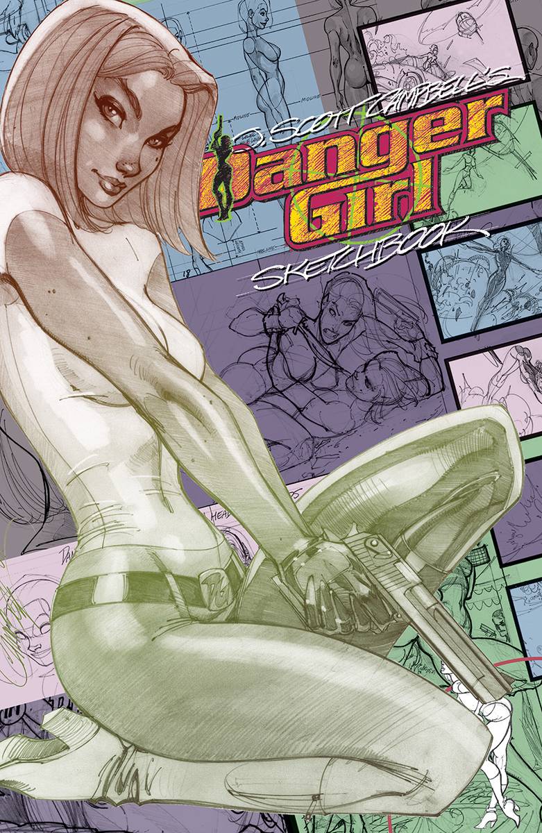 J Scott Campbell Danger Girl Sketchbook Expanded Edition Hardcover