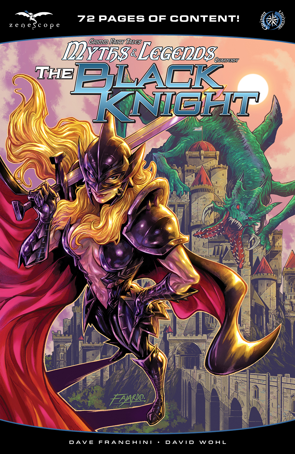 Myths & Legends Black Knight Fate of Legends Cover A Fajardo