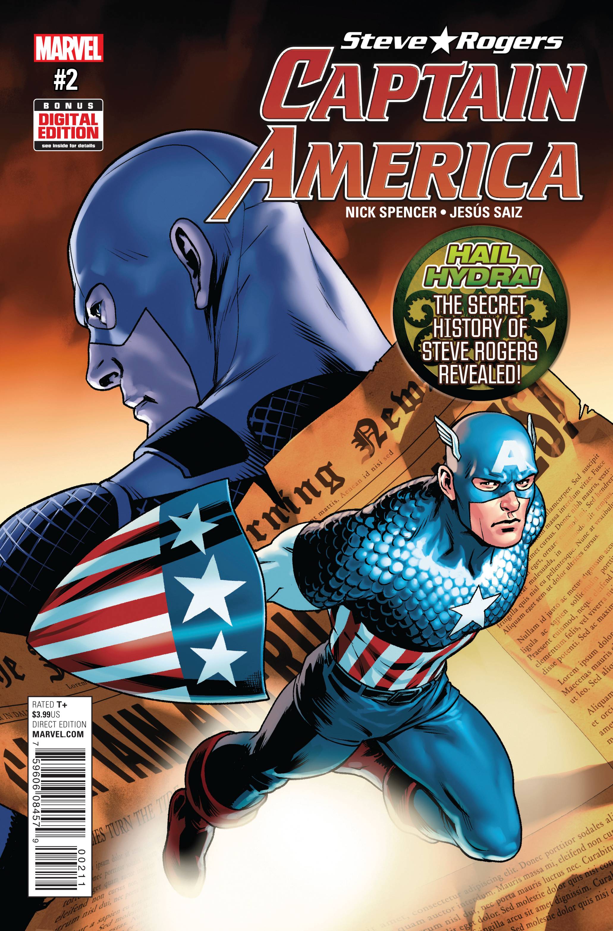 Captain America Steve Rogers #2 (2016)