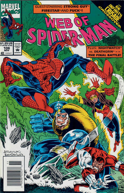 Web of Spider-Man #106 [Newsstand]-Very Fine (7.5 – 9)