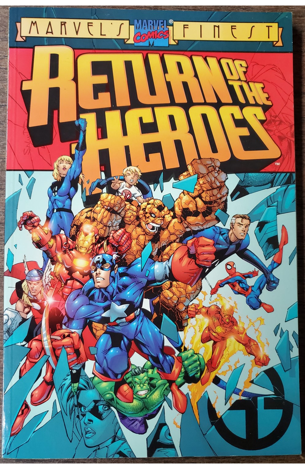 Return of The Heroes Graphic Novel (Marvel 1999) Used - Very Good