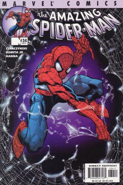 The Amazing Spider-Man #34 [Direct Edition] - Vf- 