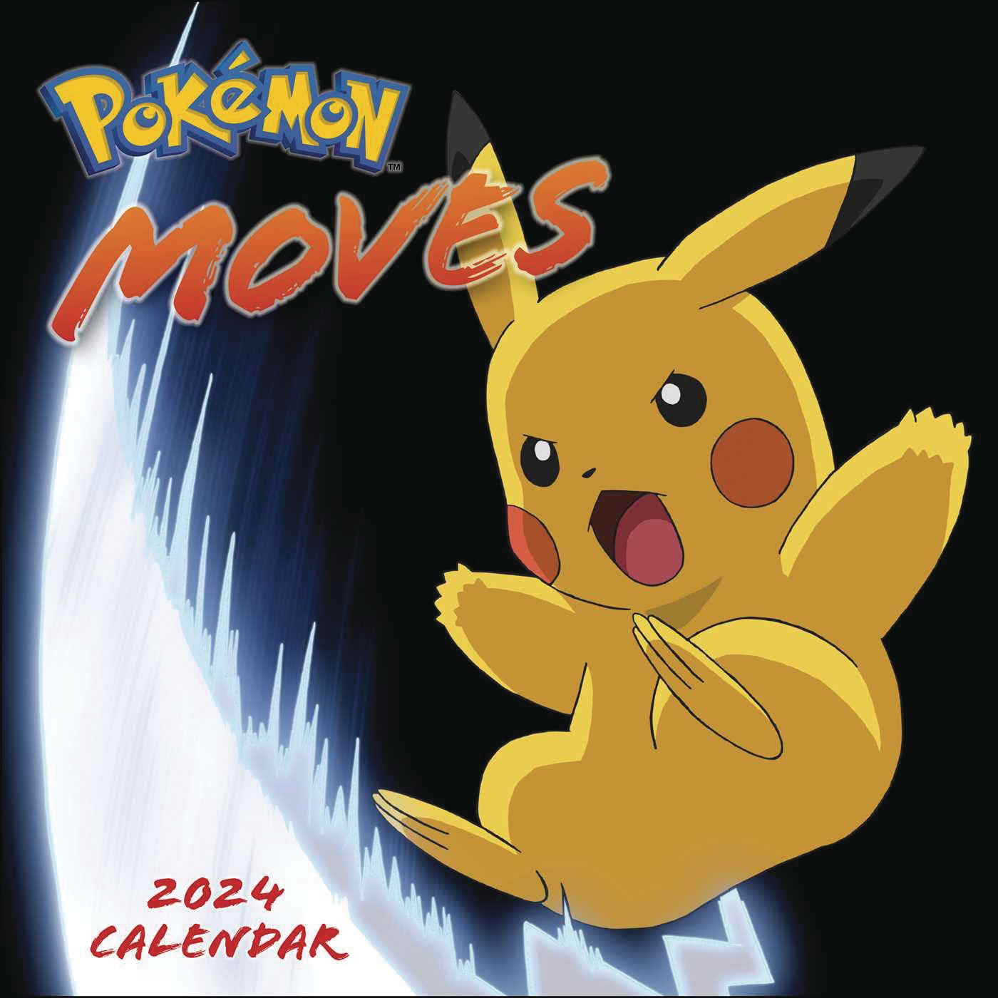 Pokémon Moves 2024 Wall Calendar